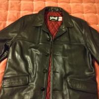 Giacca in pelle nera Schott NYC 523