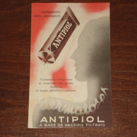 bella cartolina con farmaco vintage post card 1950