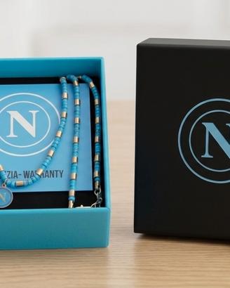 Collana Ufficiale SSC NAPOLI con pendente logo per