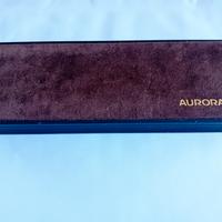 penna stilografica Aurora placcata oro 