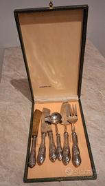  Set di posate vintage placcate in argento 
