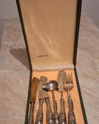  Set di posate vintage placcate in argento 