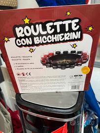 gioco alcolico roulette con bicchierini