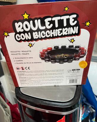 gioco alcolico roulette con bicchierini
