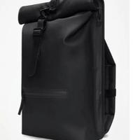 Zaino Rains Rolltop Rucksack colore nero
