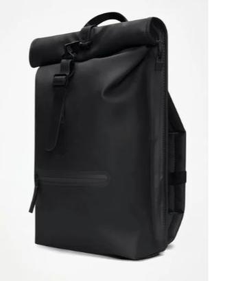 Zaino Rains Rolltop Rucksack colore nero
