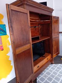 Armadio Antico in Noce Massello – Seconda Metà '80