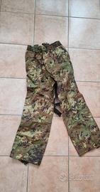 pantaloni da pioggia impermeabili militari 