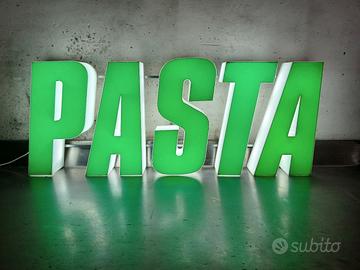 Insegna luminosa vintage 