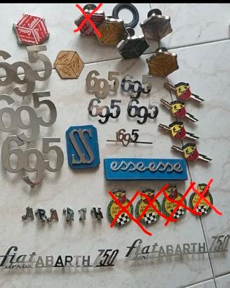 Stemmi/mascherine Abarth/Giannini + adesivi