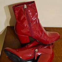 Scarpe donna  Steve Madden ,rosso lucido , n.39 