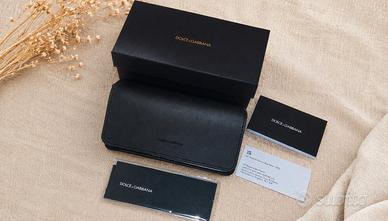 🔝 Custodia Occhiali Dolce & Gabbana Originale
