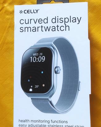 nuovo sigillato celly smartwatch 