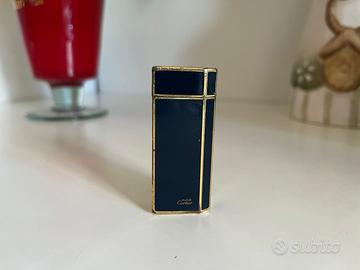 Accendino le must de Cartier anni 80 blu