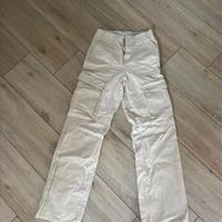 Pantalone Bershka cargo beige Tg.32