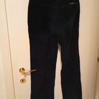 pantaloni uomo velluto elasticizzato blu mkeens