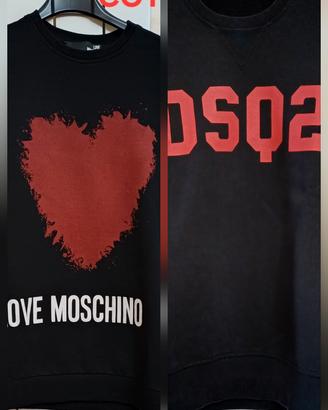Felpe Love Moschino/Dsq2 tg 40