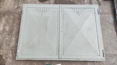 Portello doppia anta x contatori 