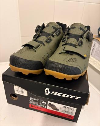 Scarpe bici mtb SCOTT MTB ELITE BOA verde tg 45/46
