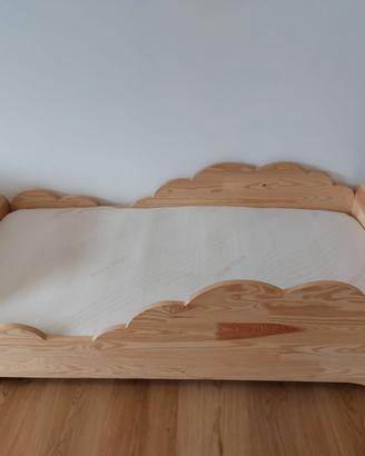 Letto bambino montessoriano con materasso in regal