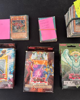 Carte YU-GI-OH varie + mazzi completi
