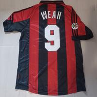 maglia calcio milan weah