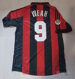 maglia calcio milan weah