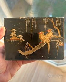 Scatola legno stile cinese