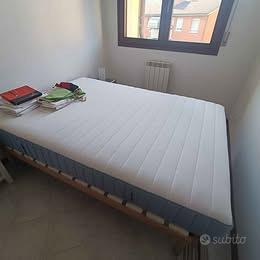 Letto 140X200 ergonomico e materasso molle rigido