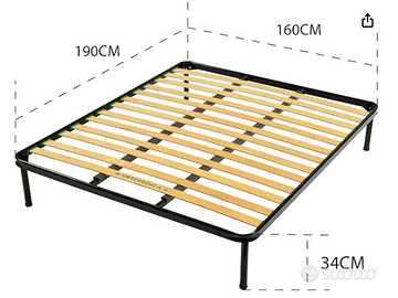rete letto matrimoniale nuovissima