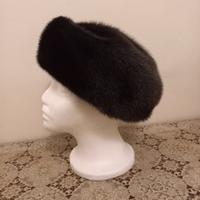 Cappello colbacco donna pelliccia pekan nero 