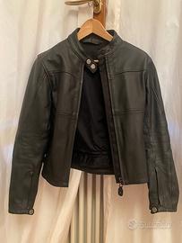 Giacca moto Dainese in pelle nera donna taglia 42