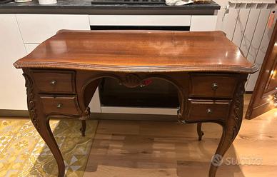 scrivania anni 70 legno