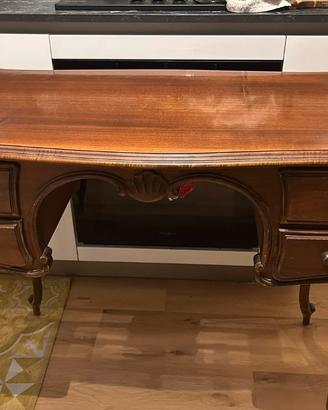 scrivania anni 70 legno
