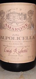 vino amarone franciacorta del 1999 in bottiglia