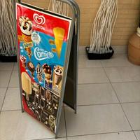 Cartellone prezzi gelati vintage