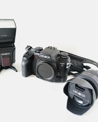 Minolta dynax7 flash HS3600 ottica 24-105D