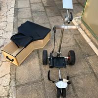 Carrello golf in acciaio inox