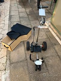 Carrello golf in acciaio inox