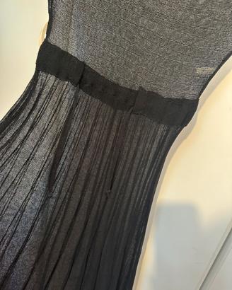 Completo tre pezzi in filo di cotone colore nero