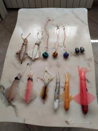 esche artificiali per dentici ecc..