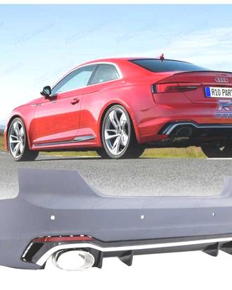 PARAURTI POSTERIORE PER AUDI A5 16- LOOK RS5