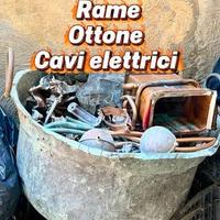 rame ottone eccc. e ritiro rottami ferro vecchio