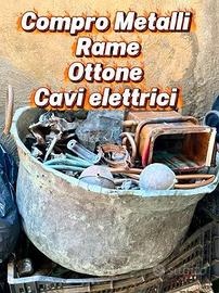 rame ottone eccc. e ritiro rottami ferro vecchio