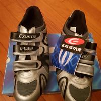 SCARPE BIKE EXUSTAR E-SR421 TAGLIA 46 12 11 GRIGIE