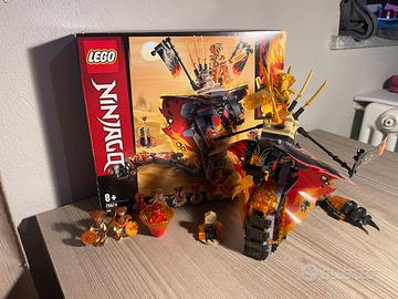 Lego Ninjago 70674 Fire Fang serpente fuoco usato