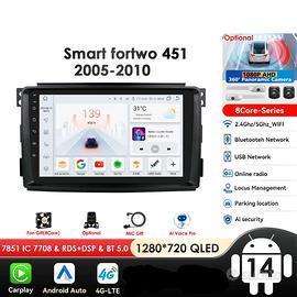 Autoradio Carplay/Android Smart Fortwo 451
