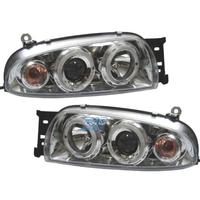 FARI FORD FIESTA 95-99 ANGEL EYES FONDO CROMATO