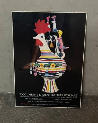 Manifesto originale Galleria Rondanini - Roma 1978