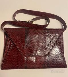 Borsetta vintage anni ‘70 - vera pelle di serpente